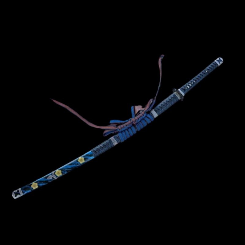 Katana Akane (Ocel T10 con Hamon Autentický e Pelle di Razza)