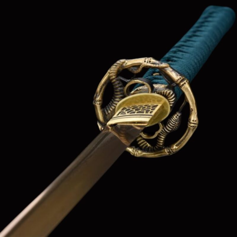 Katana Spring (Ocel Damašek Dorato)