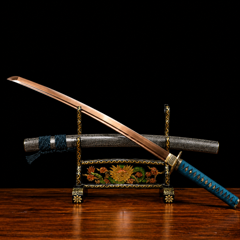 Katana Spring (Ocel Damašek Dorato)