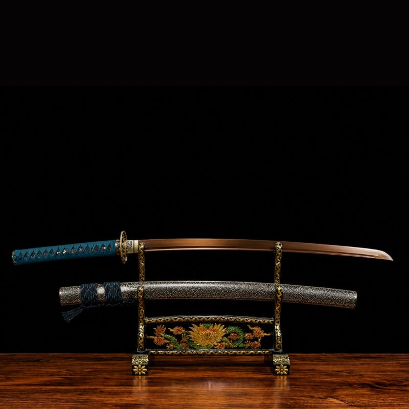 Katana Spring (Ocel Damašek Dorato)