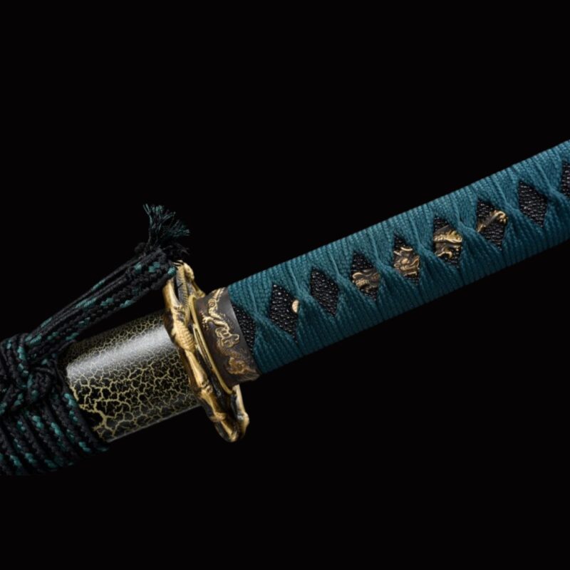 Katana Spring (Ocel Damašek Dorato)