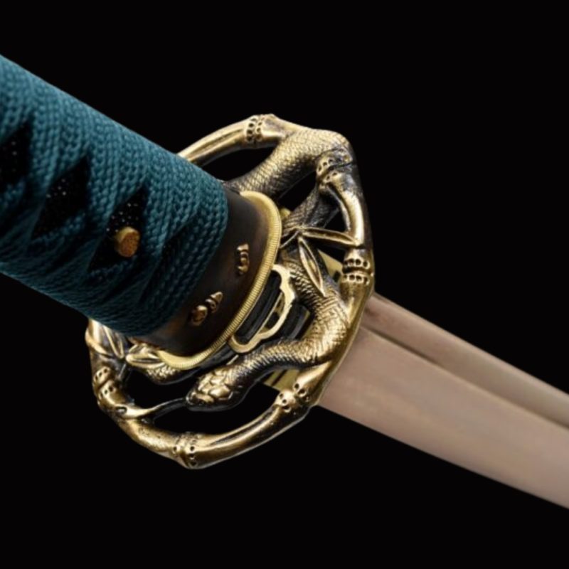 Katana Spring (Ocel Damašek Dorato)