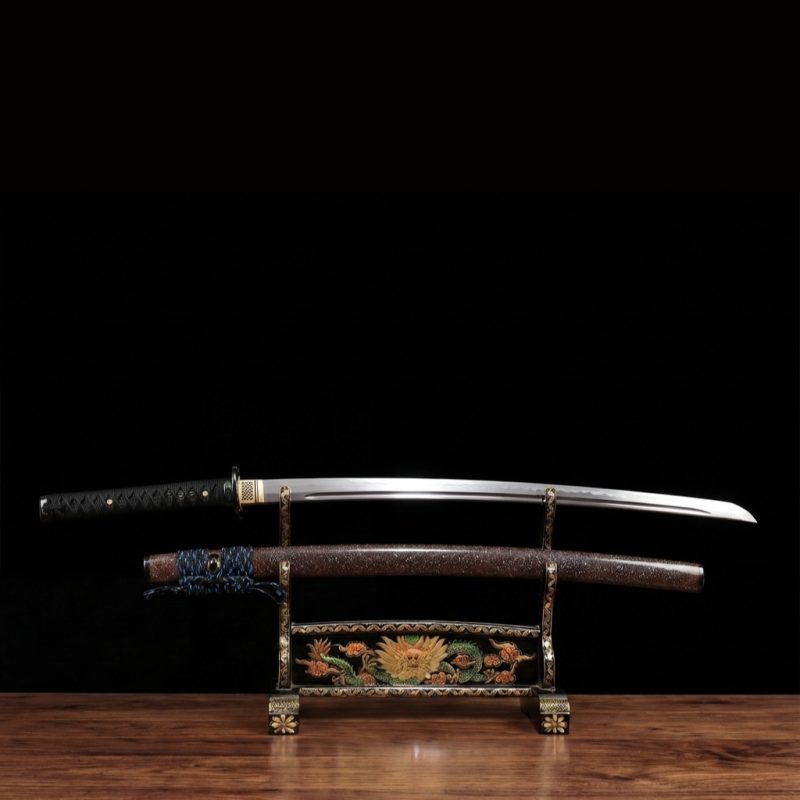 Katana Reizan (Ocel Uhlík 1060 con Vera Pelle di Razza)