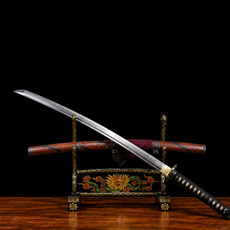 Katana Wave (Ocel Damašek con Hamon Autentický)