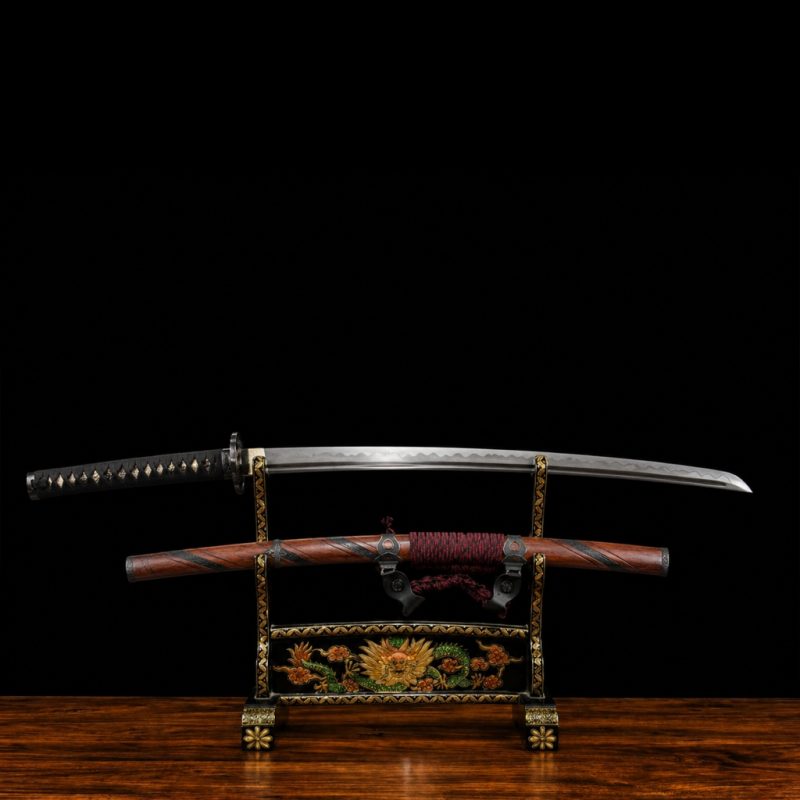 Katana Wave (Ocel Damašek con Hamon Autentický)