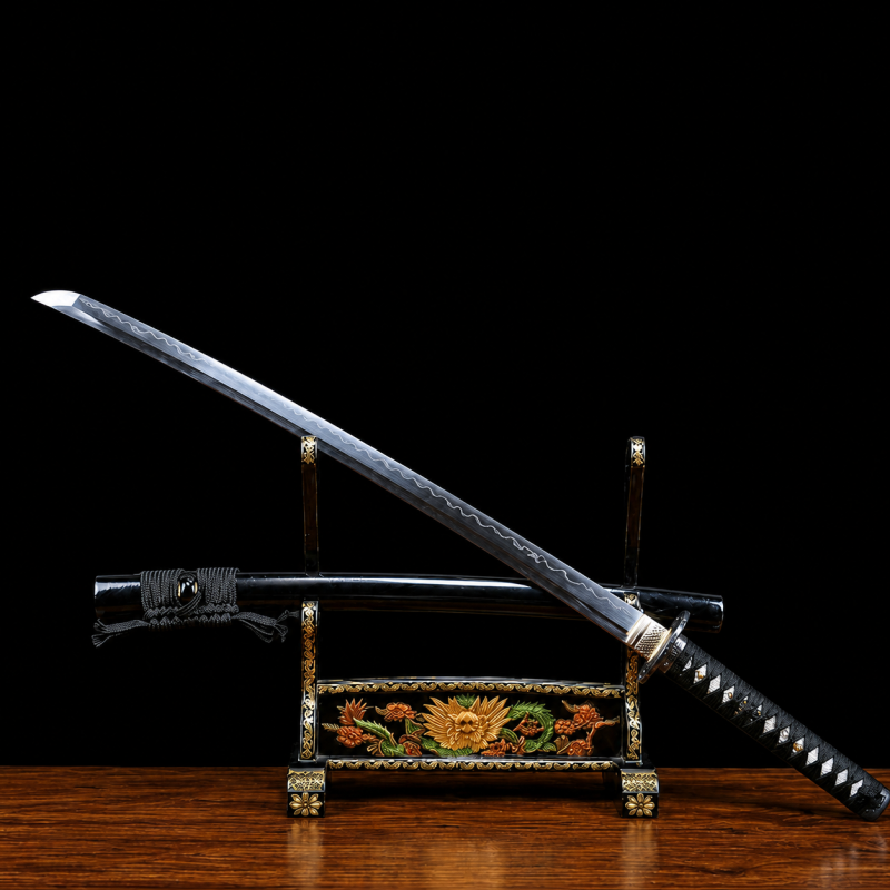 Katana Seiryu (Ocel T10 con Hamon Autentický)