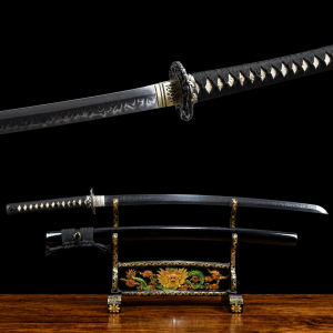 Katana Seiryu (Ocel T10 con Hamon Autentický)