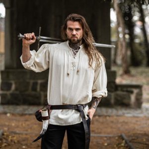 Camicia středověký in cotone spesso "Leopold"