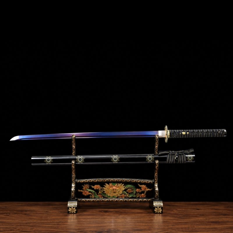 Ninjato Amethyst (Ocel Manganese con Provedení Ametista)