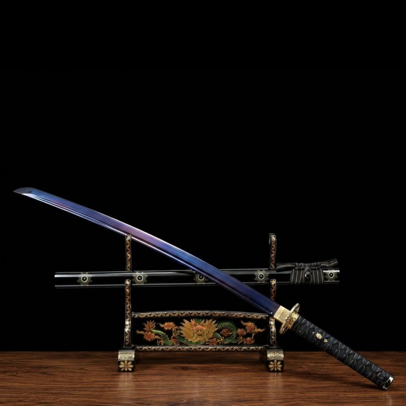 Ninjato Amethyst (Ocel Manganese con Provedení Ametista)