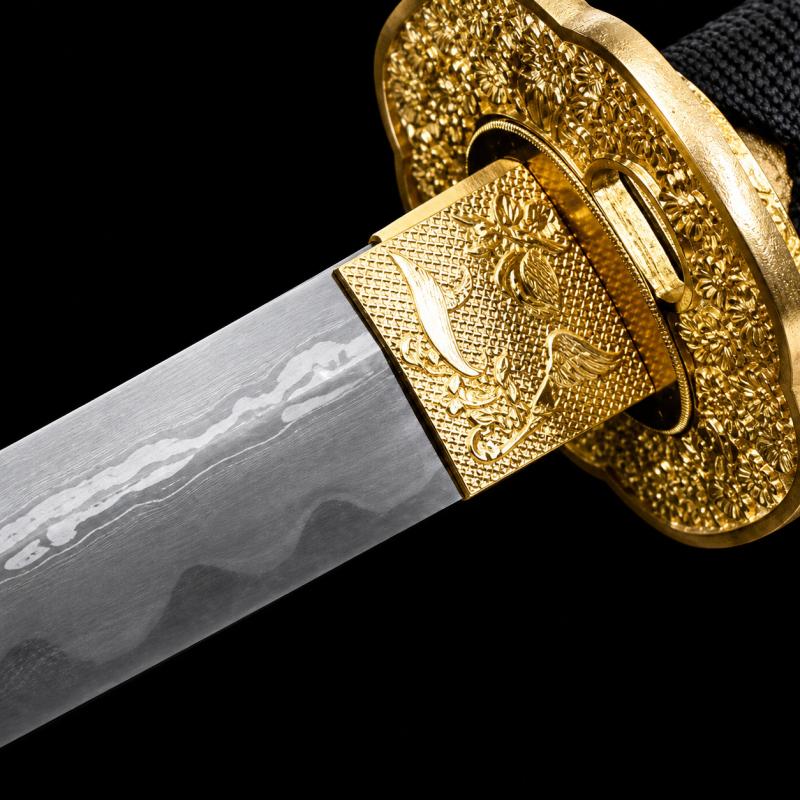 Tanto Tsuruga (Ocel Damašek con Hamon Autentický)