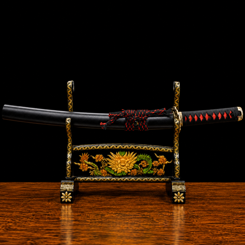 Wakizashi Kodachi Maizuru (Ocel Damašek)