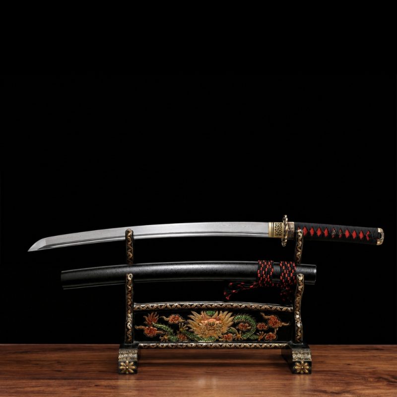 Wakizashi Kodachi Maizuru (Ocel Damašek)