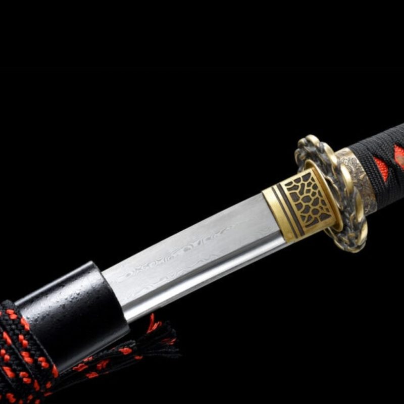 Wakizashi Kodachi Maizuru (Ocel Damašek)