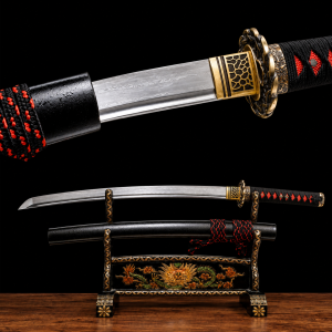 Wakizashi Kodachi Maizuru (Ocel Damašek)