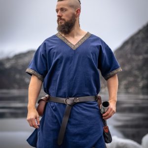 Tunica vikingská corta "Loki" bleu